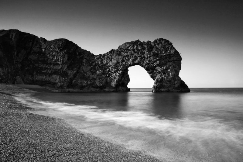 Durdle Door Black and White Durdle Door Black and White Photograph by Tim Jackson