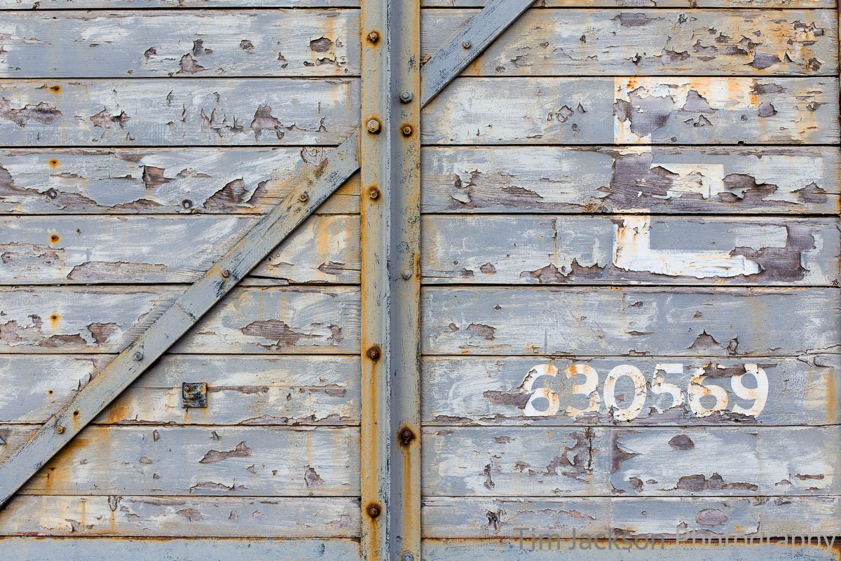 D is for Decay - This old train car sat in a dockyard had clearly been out of use for some time.