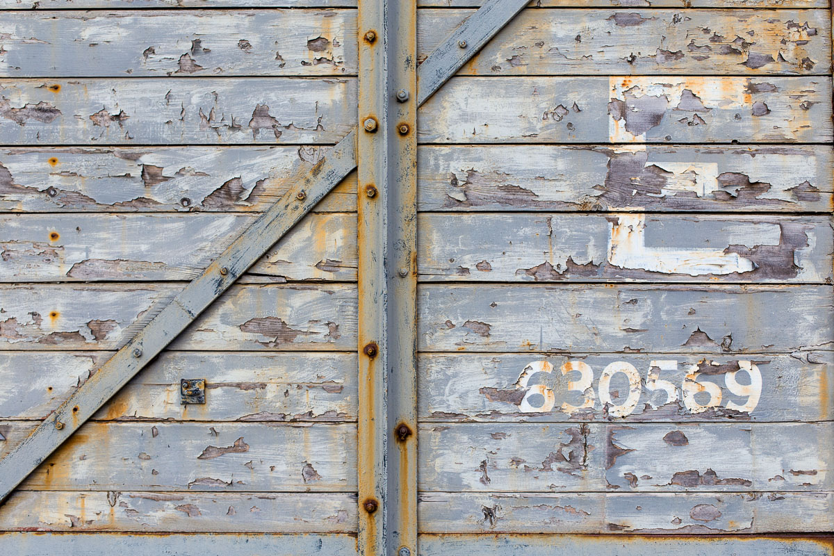 D is for Decay - This old train car sat in a dockyard had clearly been out of use for some time.