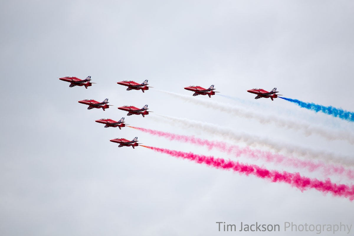 A-Z Project Red Arrows Airshow Photograph by Tim Jackson