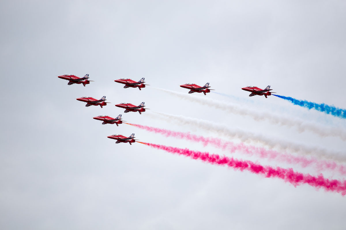 A-Z Project Red Arrows Airshow Photograph by Tim Jackson