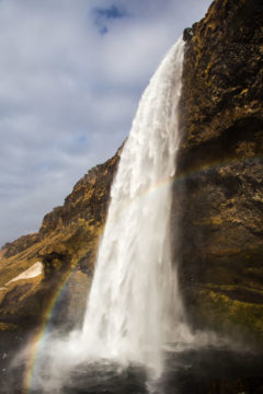 Iceland Trip Seljalandsfoss Rainbow Photograph by Tim Jackson