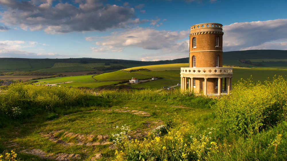 Walk from Kingston to Kimmeridge Kimmeridge Tower Photograph by Tim Jackson