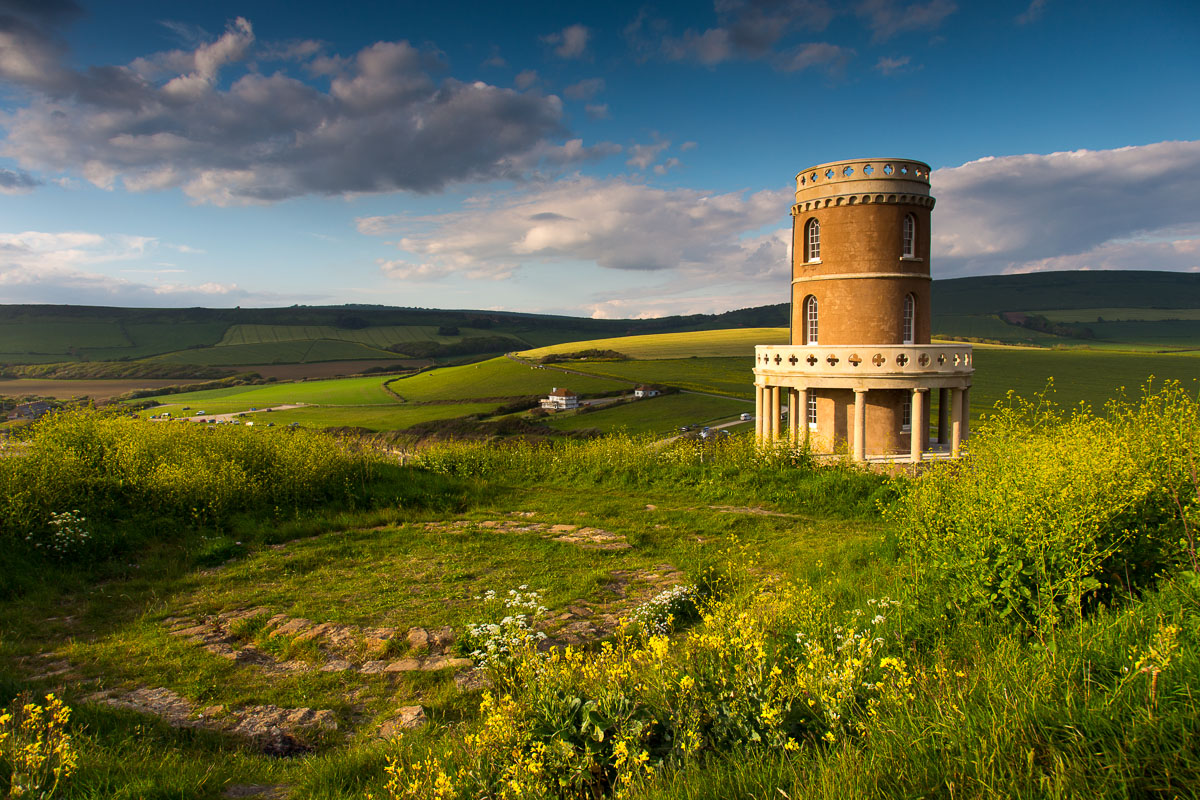 Walk from Kingston to Kimmeridge Kimmeridge Tower Photograph by Tim Jackson