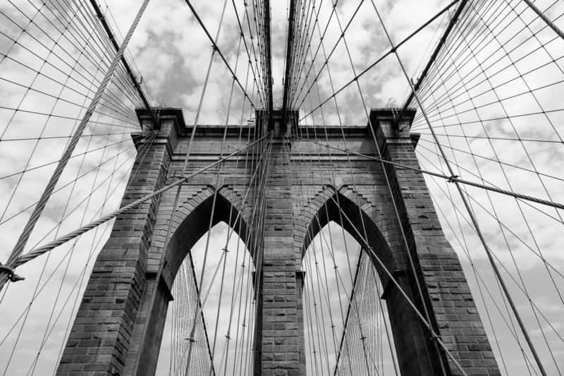 Brooklyn Bridge Abstract Brooklyn Bridge Abstract Photograph by Tim Jackson