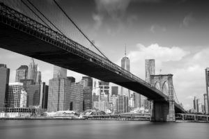 Brooklyn Bridge Black and White