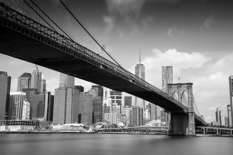 Brooklyn Bridge Black and White
