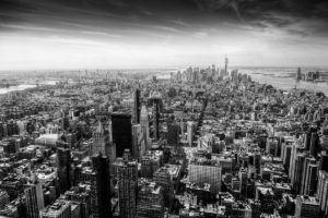 Lower Manhattan Black and White