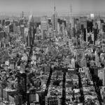 Manhattan from up high. Midtown Manhattan from Lower Manhattan Photograph by Tim Jackson