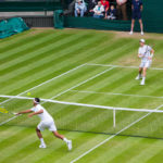 Andy Murray wins tennis match against Nick Kyrgios in straight sets to go through to quarter final of Wimbledon 2016. IMG 7350 Photograph by Tim Jackson