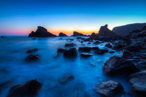 Jurassic Coast Sunset at Mupe Bay Photograph by Tim Jackson