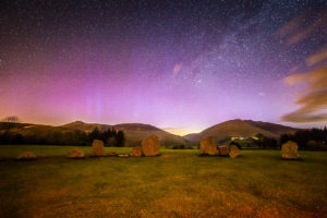 Lake District Castlerigg Stone Circle Aurora Photograph by Tim Jackson