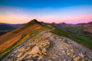 Lake District Catbells Dawn Photograph by Tim Jackson