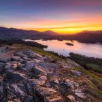 Trip to the Lake District that finished with seeing the Northern Lights Derwent Water Dawn Photograph by Tim Jackson