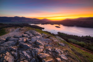 Lake District Derwent Water Dawn Photograph by Tim Jackson