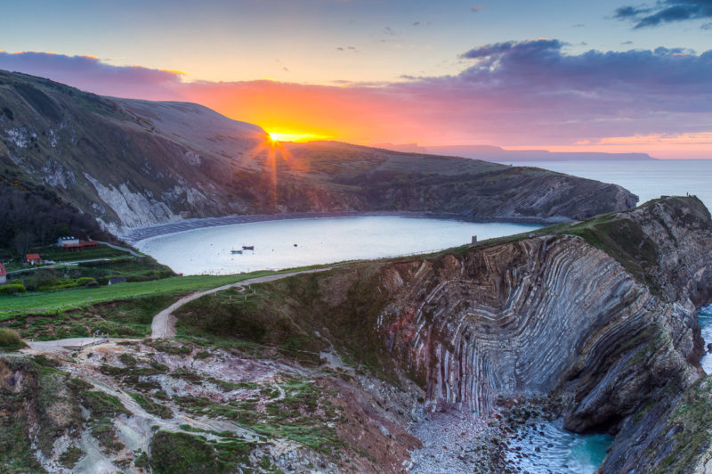 Lulworth Cove Sunrise Lulworth Cove Sunrise Photograph by Tim Jackson