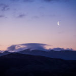 Trip to the Lake District that finished with seeing the Northern Lights Moonrise Lake District Photograph by Tim Jackson