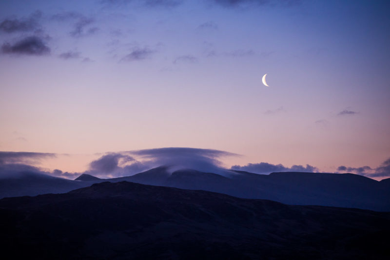 Moonrise Lake District
