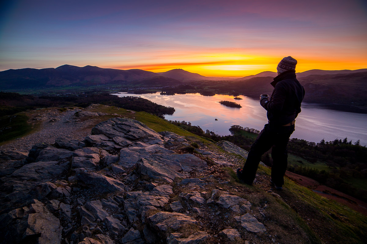 Trip to the Lake District that finished with seeing the Northern Lights Tim Jackson Lake District Sunrise Photograph by Tim Jackson