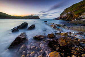 Dawn in Lulworth Cove