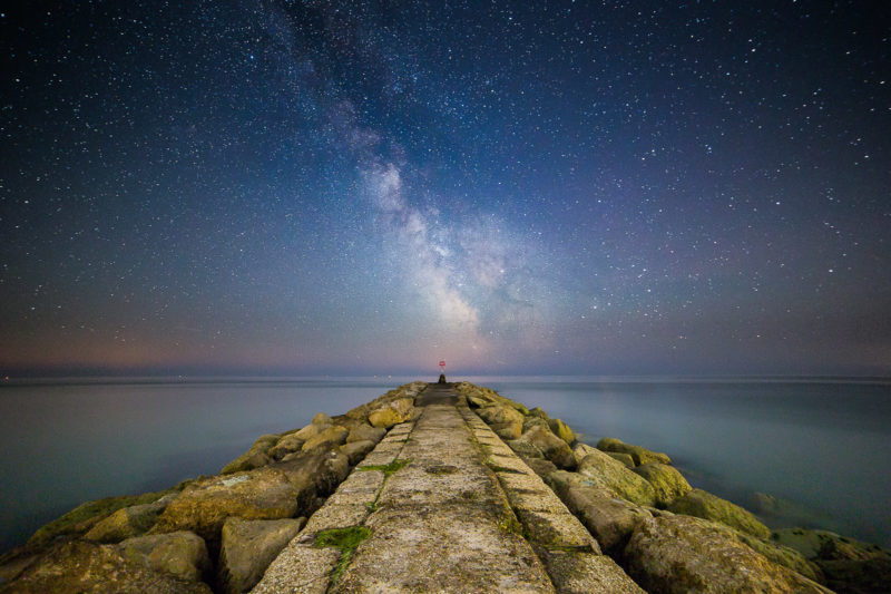 Milky Way Hengistbury Head Milky Way Hengistbury Head Photograph by Tim Jackson