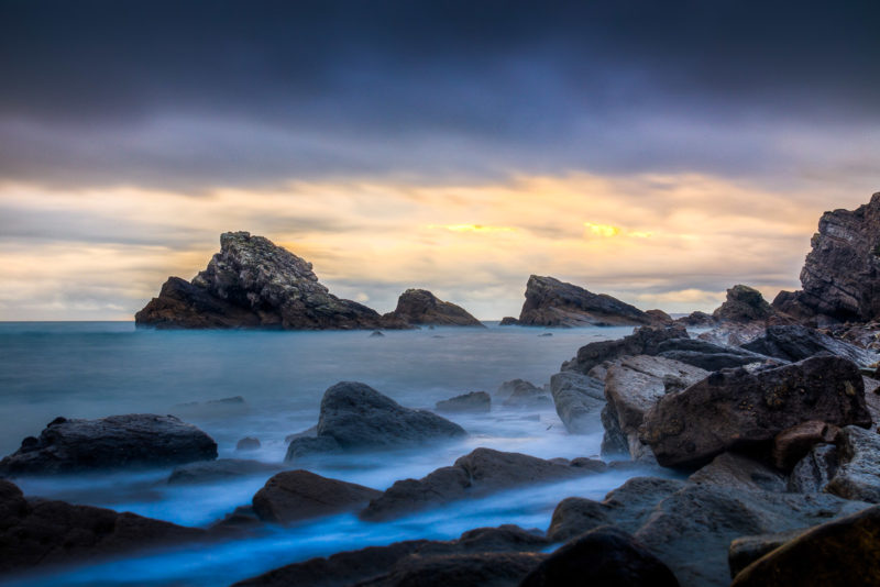 Winter Sunset Mupe Bay Winter Sunset Mupe Bay Photograph by Tim Jackson