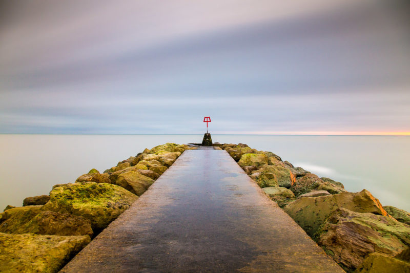 Hengistbury Head Long Exposure Hengistbury Head Long Photograph by Tim Jackson