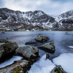 Make hay while the sun shines, which is not a lot in North Wales in February. Cwn Ffynoon Lloer Photograph by Tim Jackson