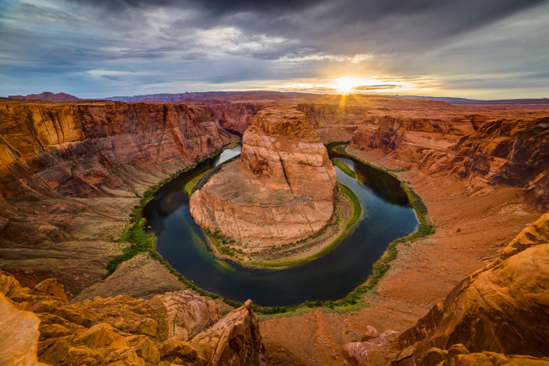 Horseshoe Bend Sunset Horseshoe Bend Sunset Photograph by Tim Jackson