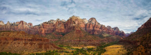 US West Coast Zion National Park Panorama Photograph by Tim Jackson