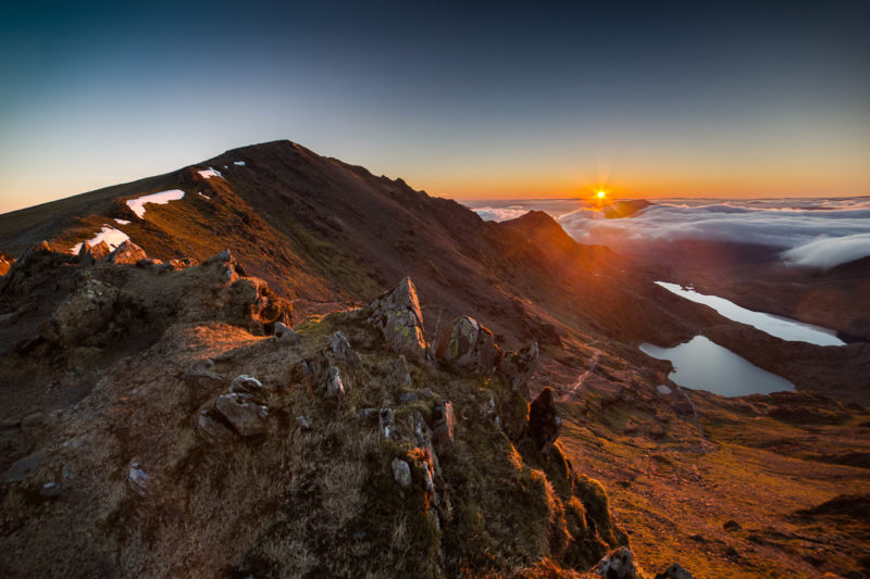 Crib Goch Sunrise Crib Goch Sunrise Photograph by Tim Jackson