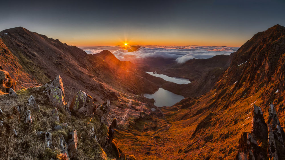 Snowdon Sunrise Panorama