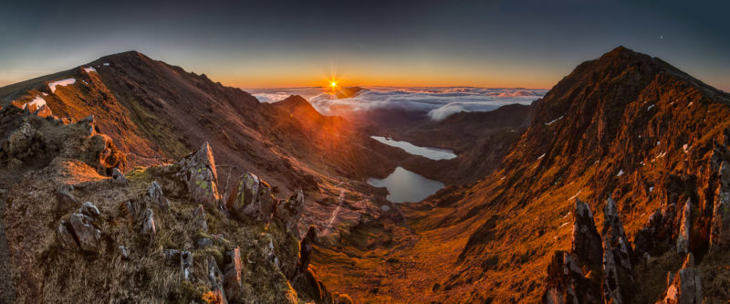 Snowdon Sunrise Panorama