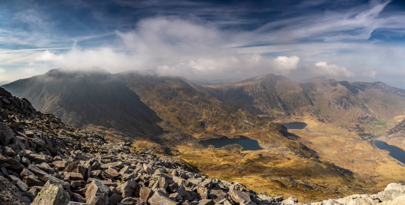 View from Tryfan View from Tryfan Photograph by Tim Jackson