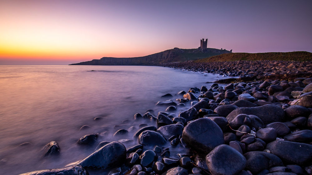 Sunrise at Dunstanburgh Castle