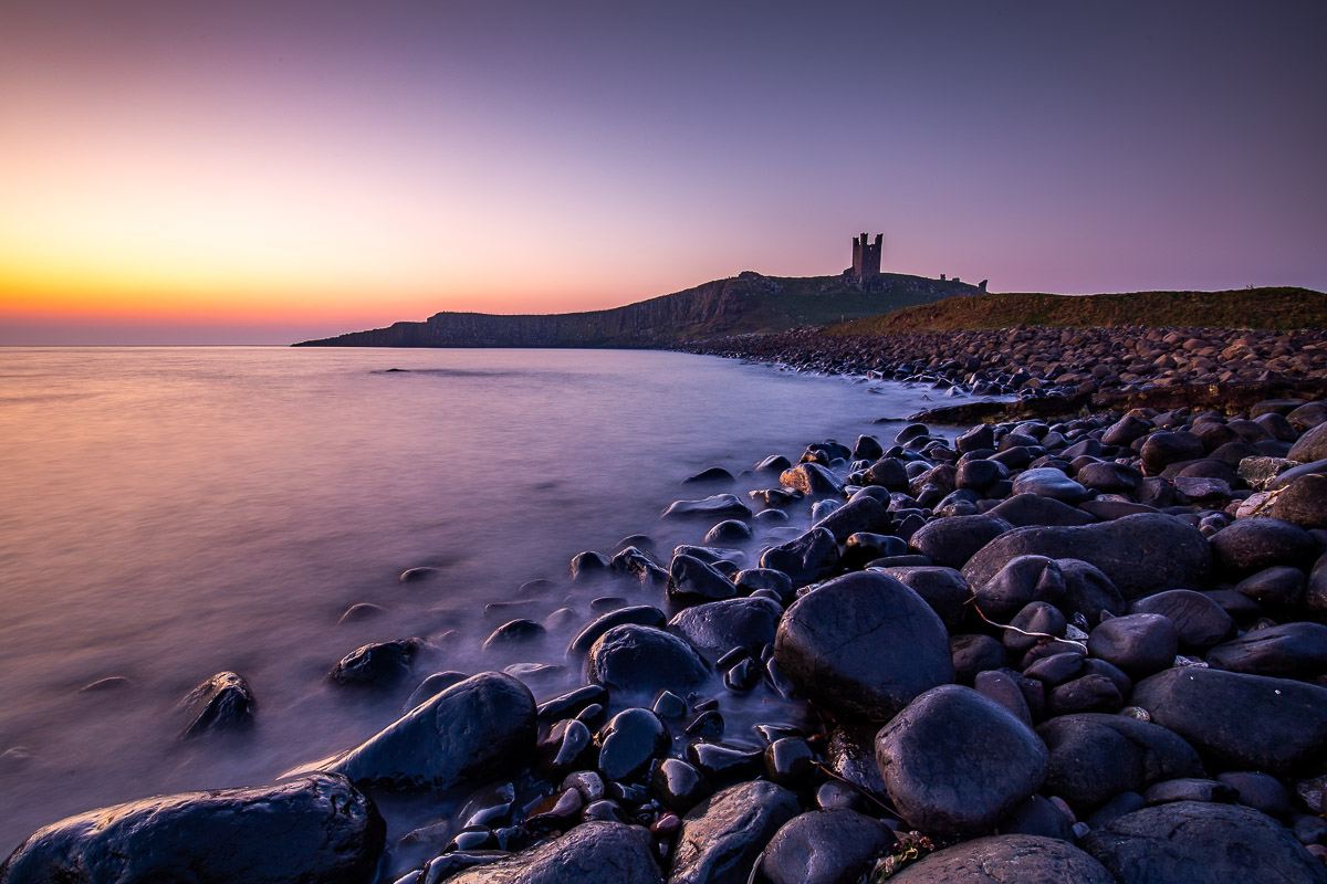 Sunrise at Dunstanburgh Castle