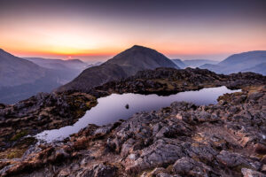 Haystacks Sunset Lake District