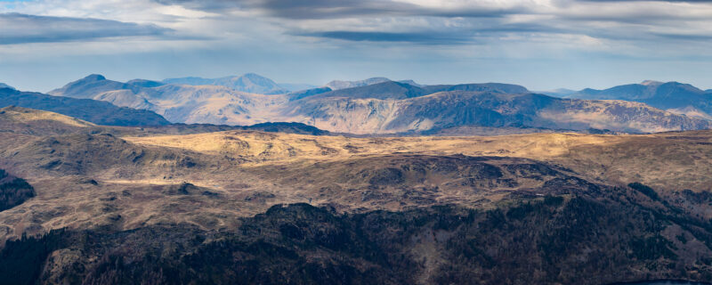 Lake District Panoramic Views from Helvellyn